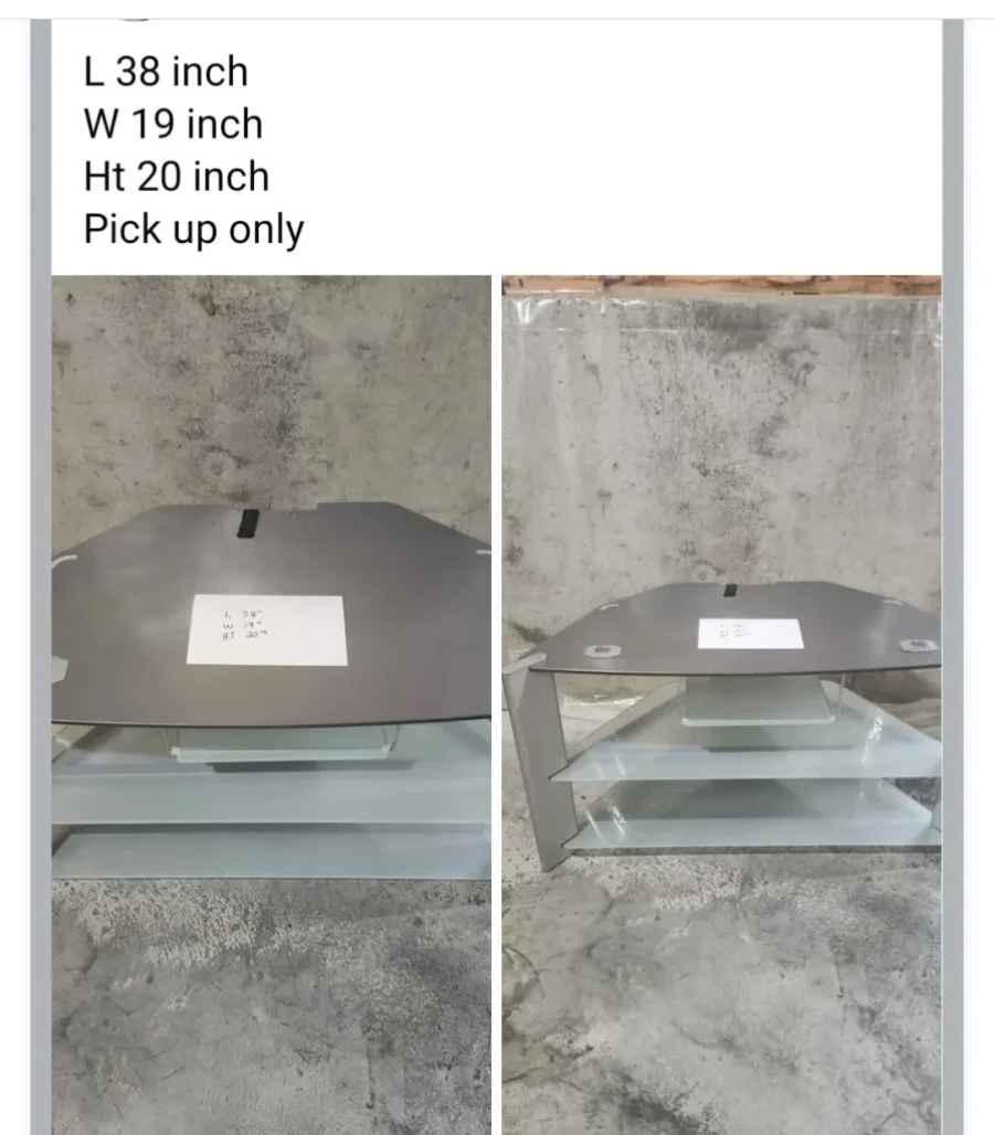 Glass TV Stand