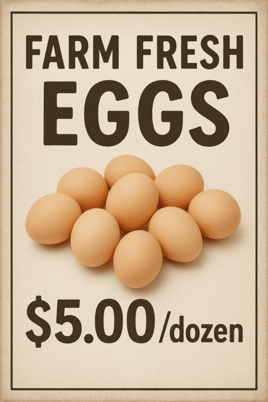 Farm Fresh Eggs for Sale