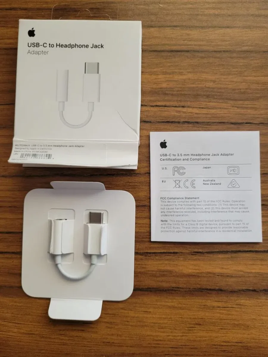 Genuine Apple USB-C to Headphone Jack Adapter
