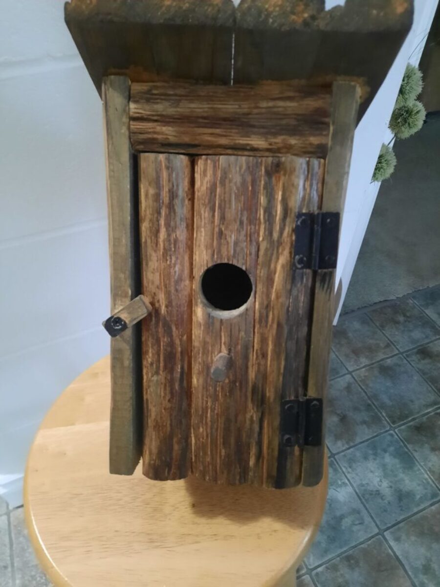 Wooden birdhouse