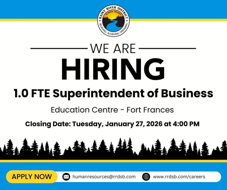1.0 FTE Superintendent of Business