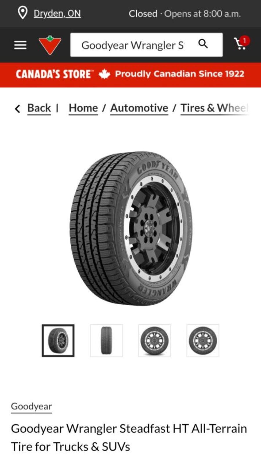 Brand New Set Of Tires!