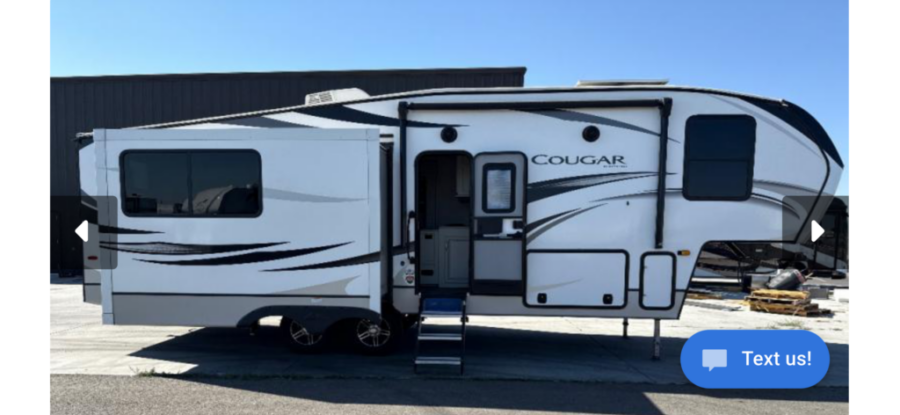 2022 Cougar 27sgs fifth wheel
