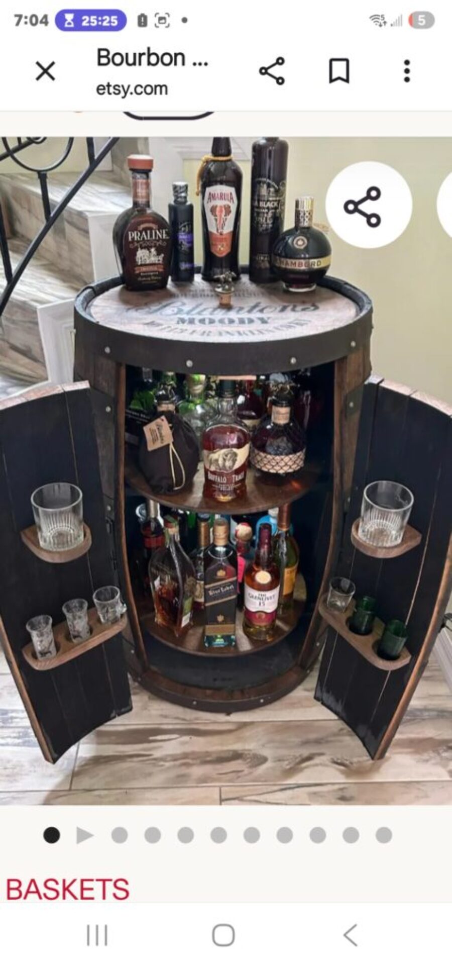 Whiskey barrels