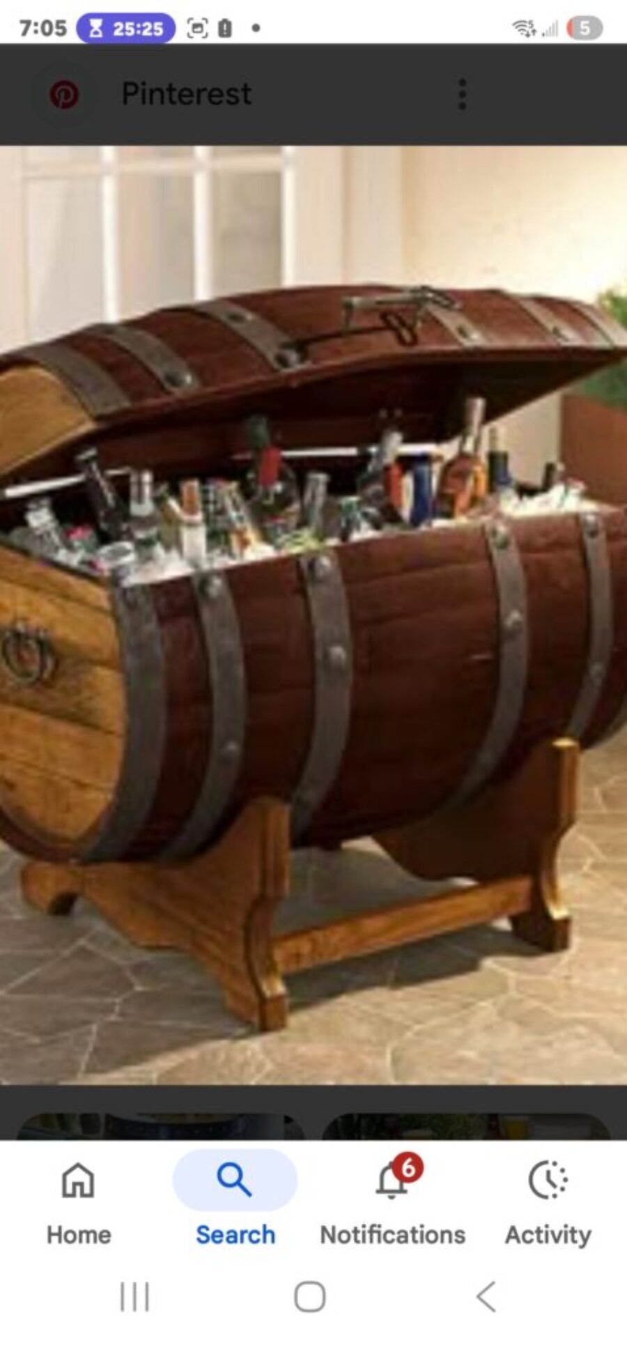 Whiskey barrels