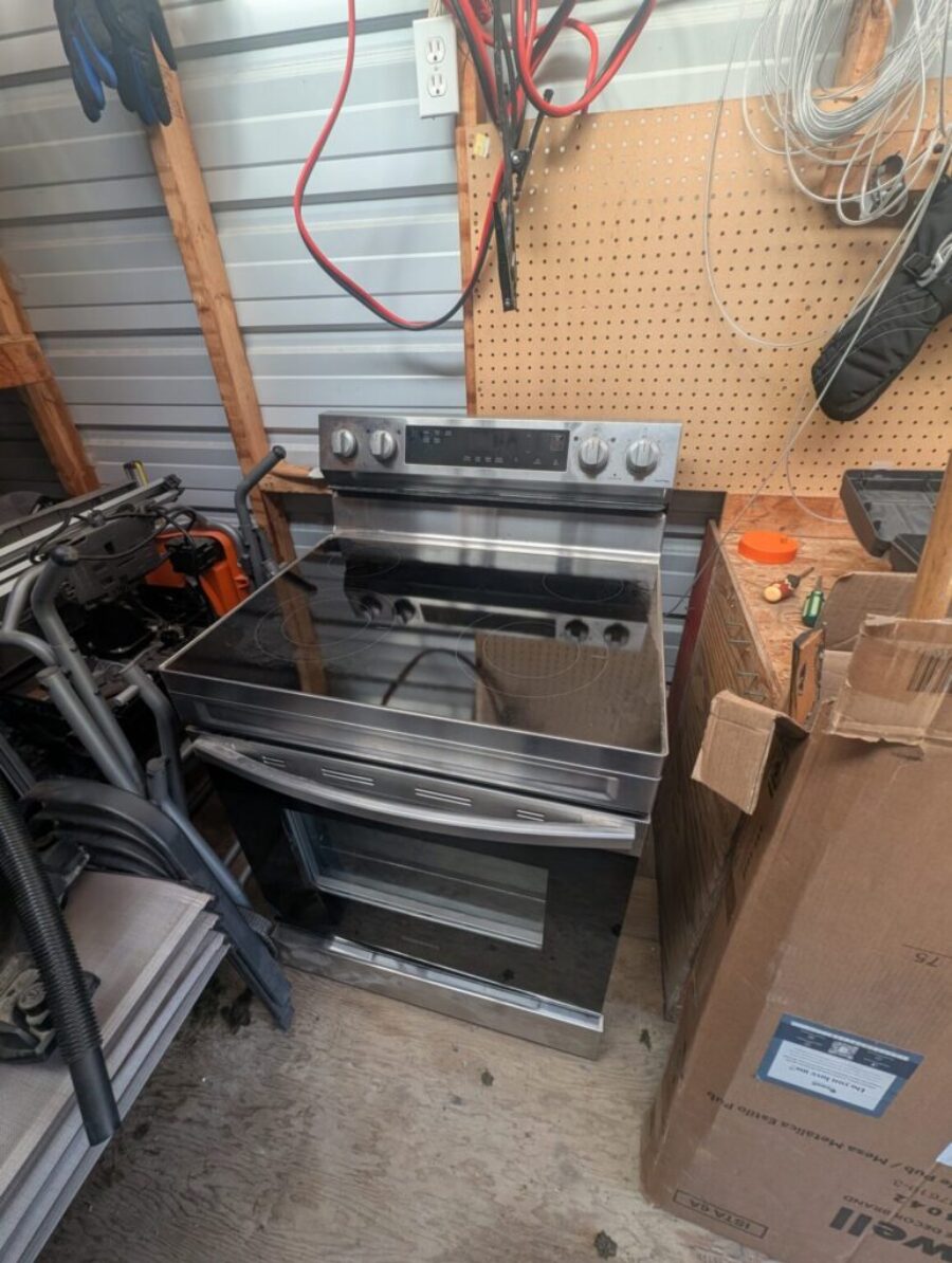 Samsung Glass Top Stainless Steel Stove