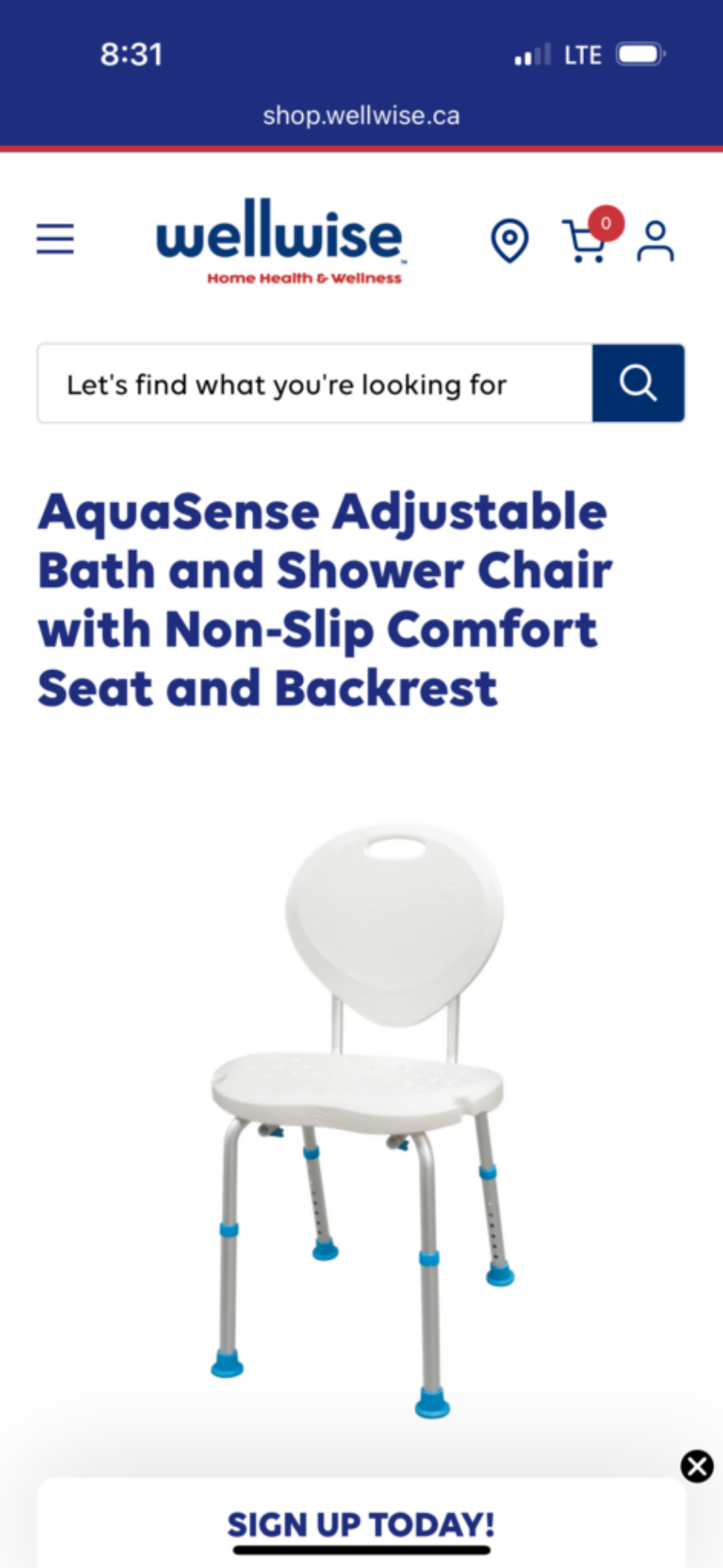 Bath/shower chair