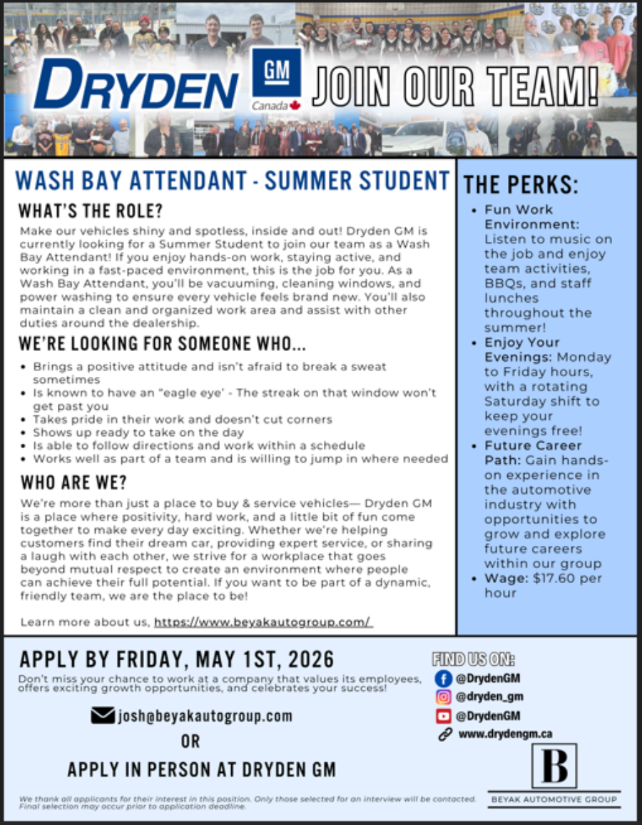 Wash Bay Attendant ( Summer Student)