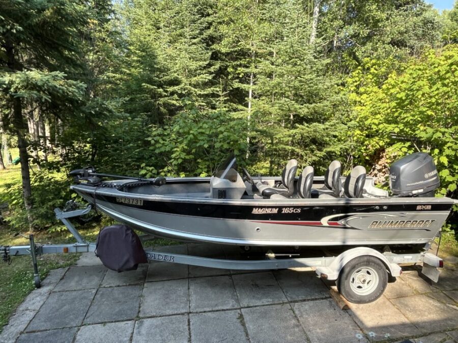 Alumacraft 16.5 Boat with Motor and Trailer