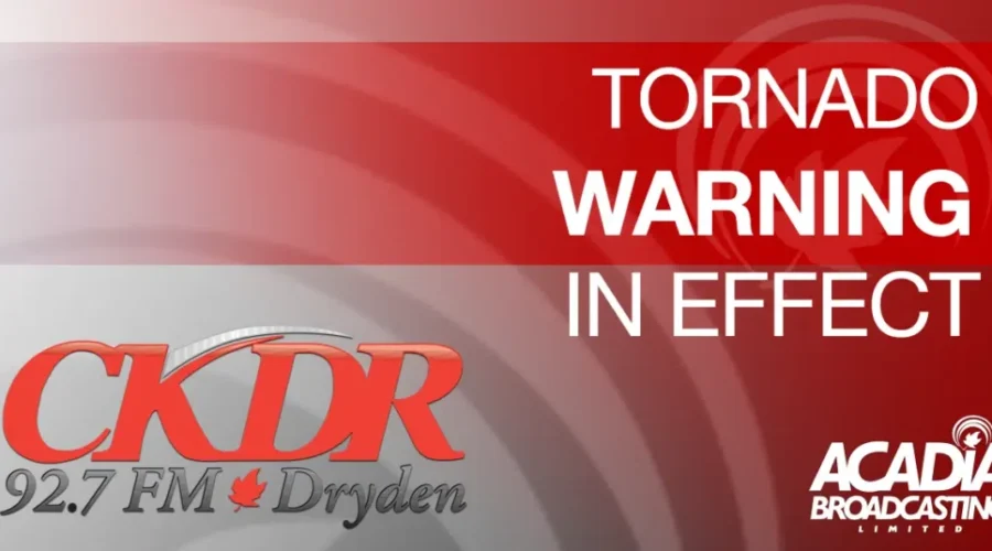 TORNADO WARNING ISSUED FOR SIOUX LOOKOUT AREA