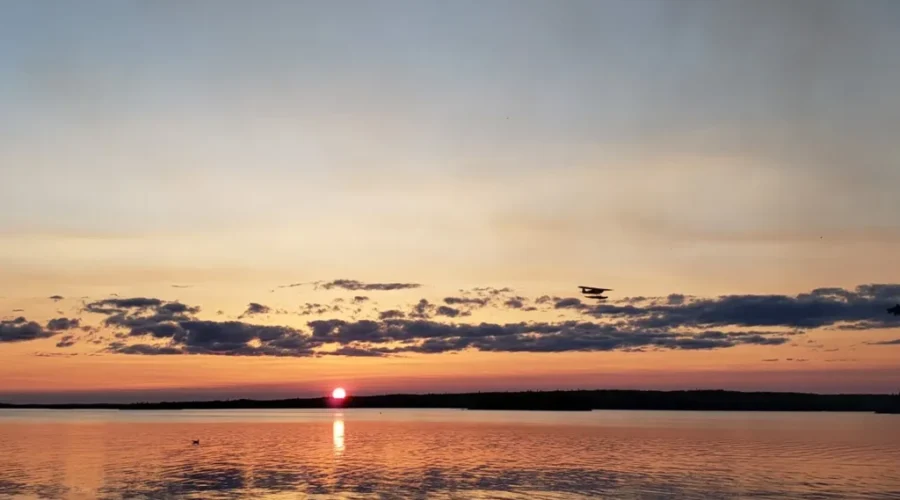 Another Day Ending In The Red Lake Area