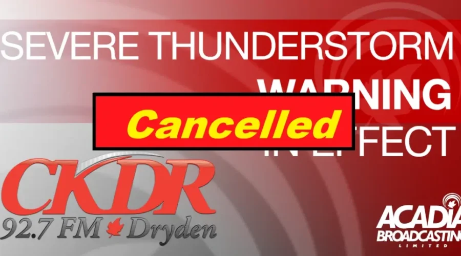 On-Again-Off-Again Severe Thunderstorm WARNING is Off Again at 09:08 AM Aug 1