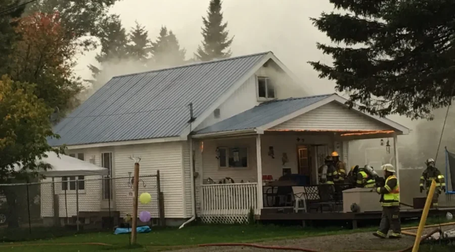 Anton Road Home Damaged in Fire