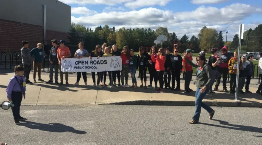Terry Fox Walk Kicks Off At Open Roads School