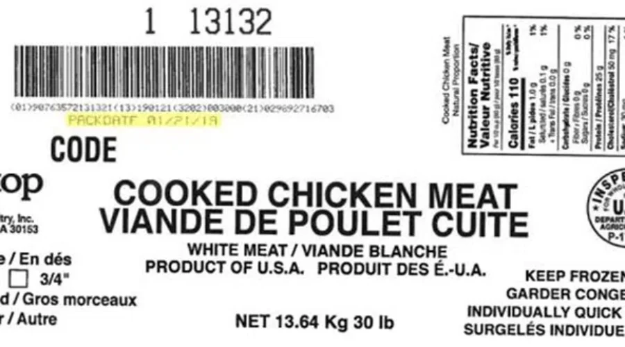 Diced Chicken Recall
