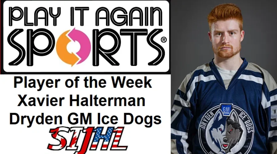 Ice Dogs Xavier Halterman Named Player Of The Week