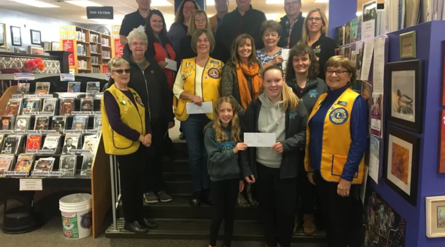 Dryden Lions And Dryden Trillum Lions Giving Out Truck Draw Money