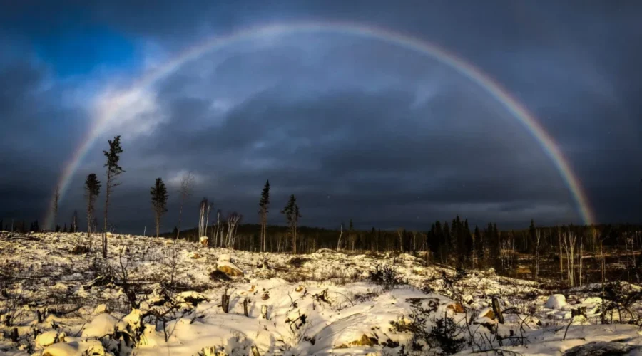 Lem-Failma-Picture-taken-at-Pronger-Lake-Road-near-the-Dryden-Ski-Hill-area-Late-afternoon-November-2nd-1 Is This A “Snowbow”?
