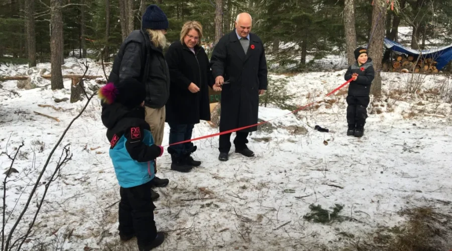 ribbon-cut-1 Forest And Nature School Grand Opening