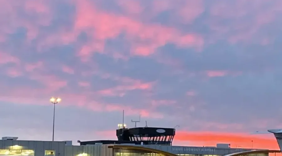 Photo-by-Valerie-Spence-a-pink-orange-sunset-at-the-Sioux-Lookout-Airport-Terminal-1 Sioux Lookout