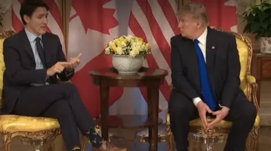 trudeau-and-trump-1 Trudeau and Trump Talk Defence Spending