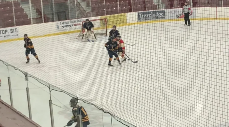 Saints Defeat Dryden In High School Hockey