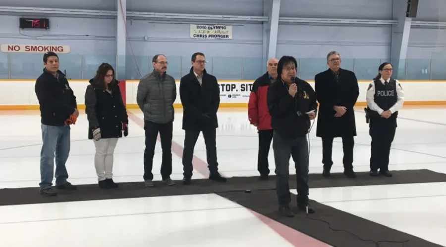 Little Bands Opening Ceremony In Dryden