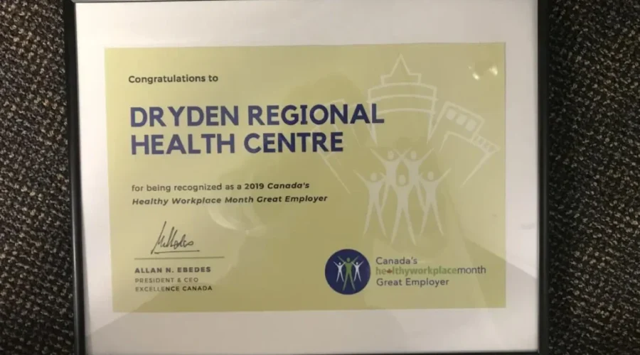 Dryden Hospital Receives National Recognition