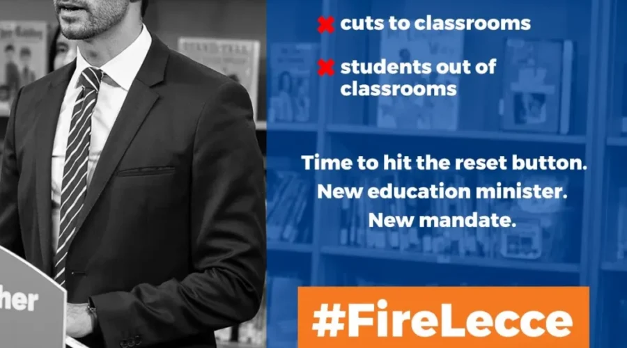 NDP Call For Ford To Axe Lecce