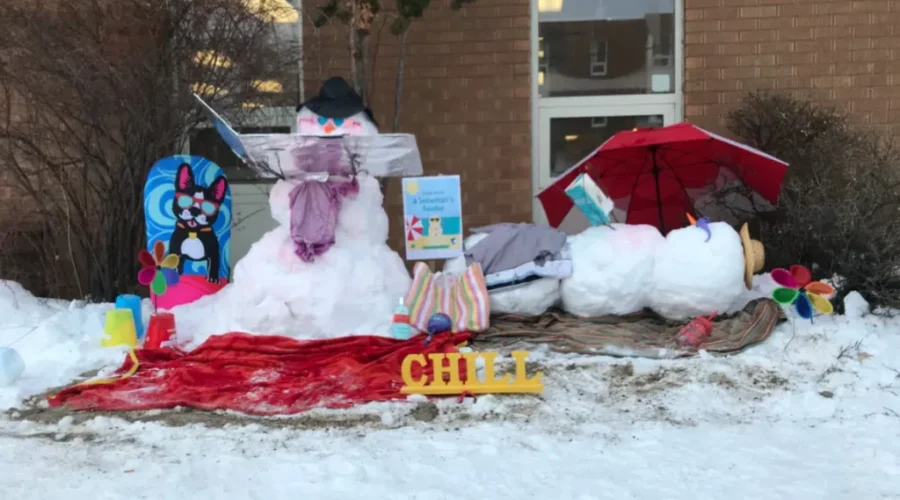 library-snowmen-1 Dryden Library Looking For Support In Snowman Challenge