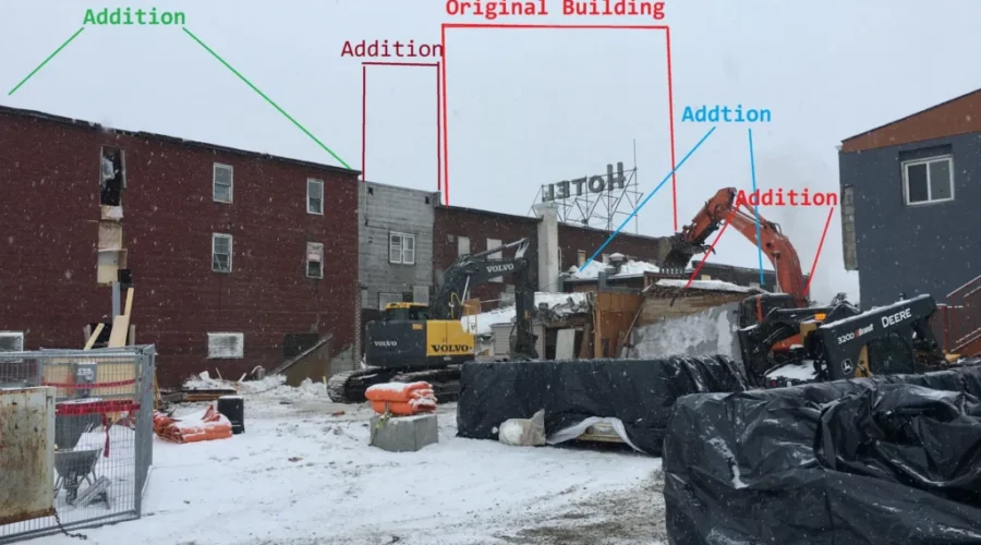 Dryden Landmark Coming Down