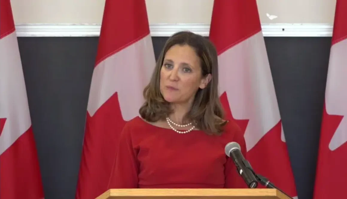 Chrystia-Freeland-podium-screenshot-1