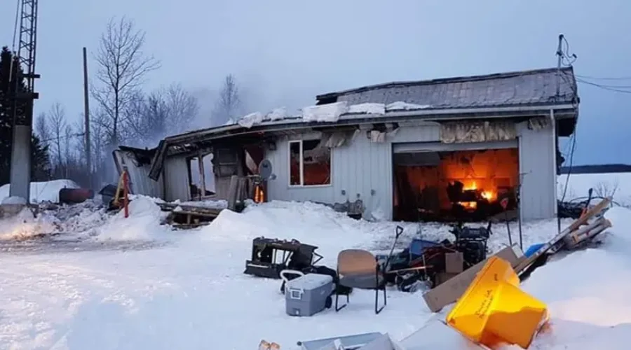 Fire Destroys Police Station In Bearskin Lake