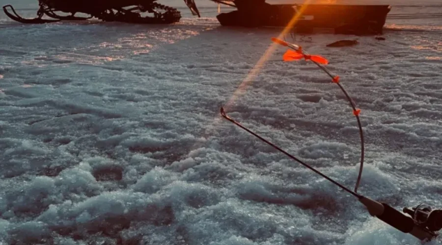 Ice Fishing On Lac Seul