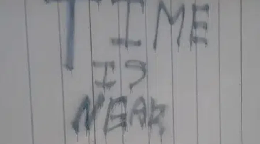 mischief_20200419a-1 Sioux Lookout OPP Investigating Graffiti Tagging