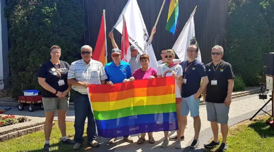 Borderland-Pride-flag-at-Civic-Centre-2018 Pride Group Stunned By Support