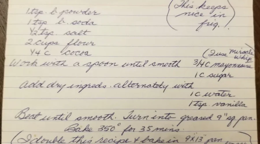 Mayo-Cake-Recipe-1 The Not So Secret Ingredient