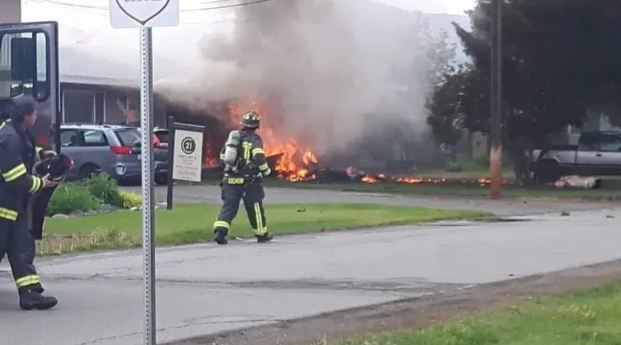 Snowbirds-Crash Canadian Forces Snowbirds Plane Crashes In British Columbia