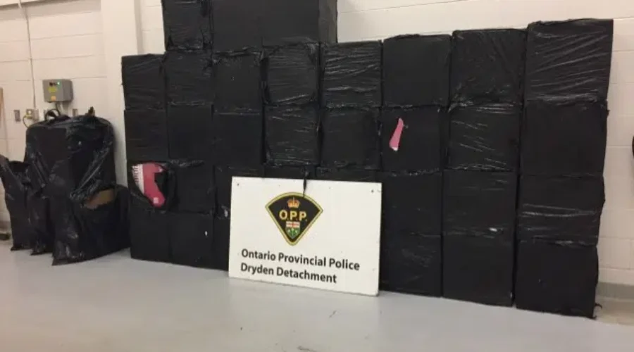 Unmarked Cigarettes Seized West Of Vermilion Bay