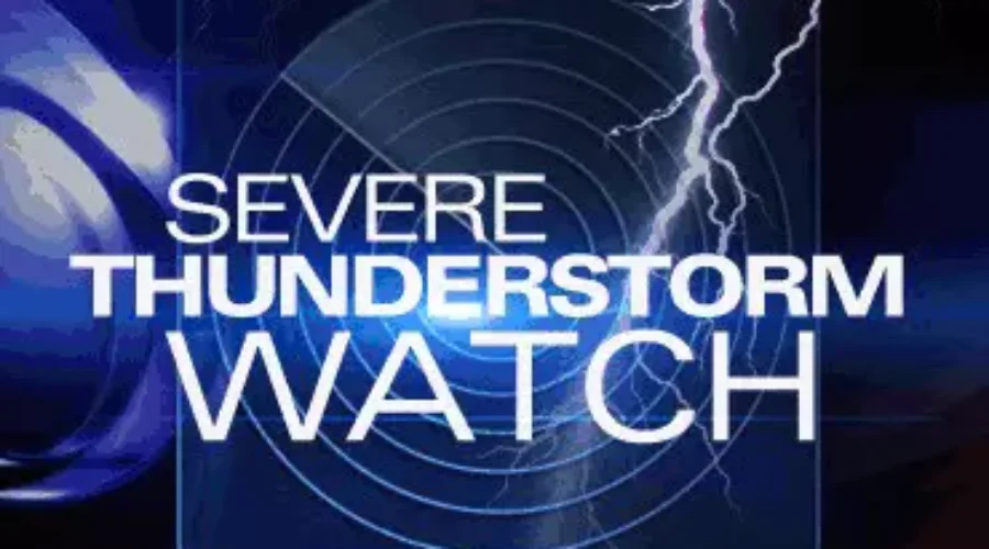 SEVERE THUNDERSTORM WATCH ISSUED