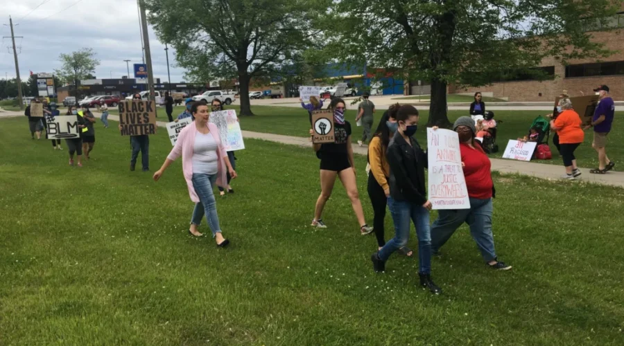BLM-1-1 Black Lives Matter Solidarity Rally In Dryden
