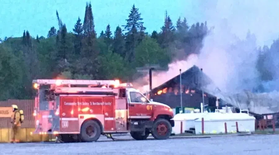 Eagle Junction Store Destroyed