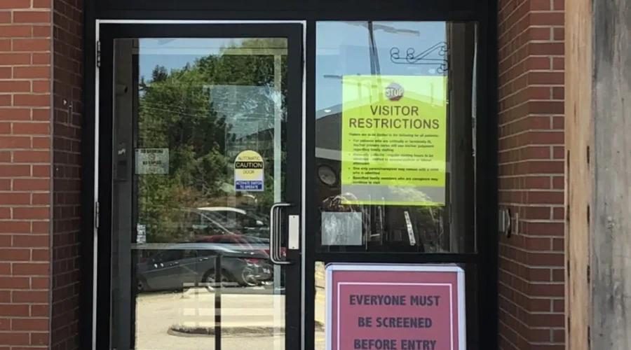 Audio: Visitor Restrictions Still In Place At Hospital