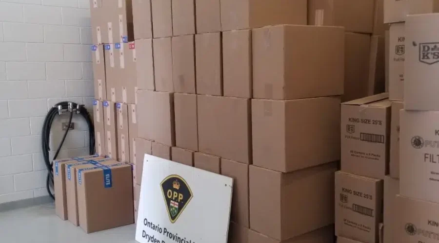 illegalcigs-1 OPP In Dryden Seize Unmarked Cigarettes