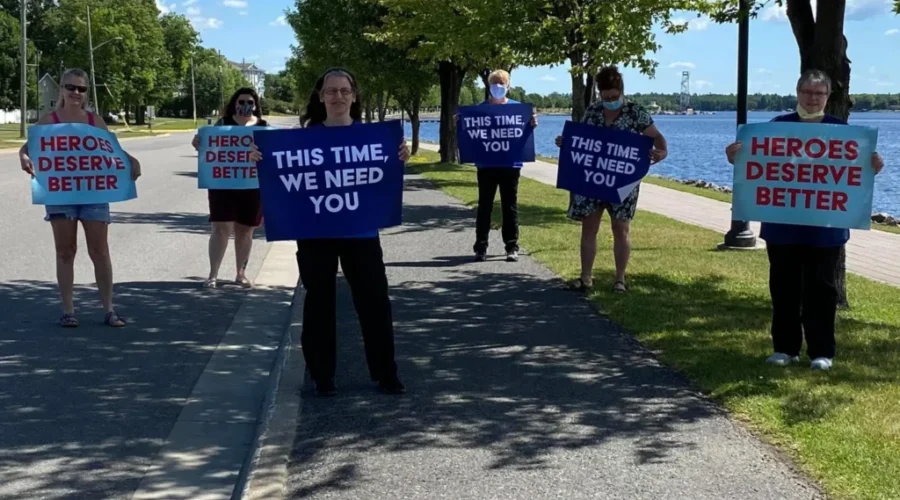 CUPE-Bill-195-protest-supplied-photo-July-2020-1 Hospital Workers Protest Emergency Bill