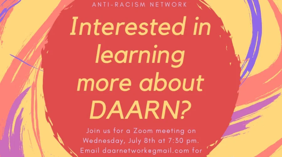 DAARN Hosting Informative Zoom Meeting
