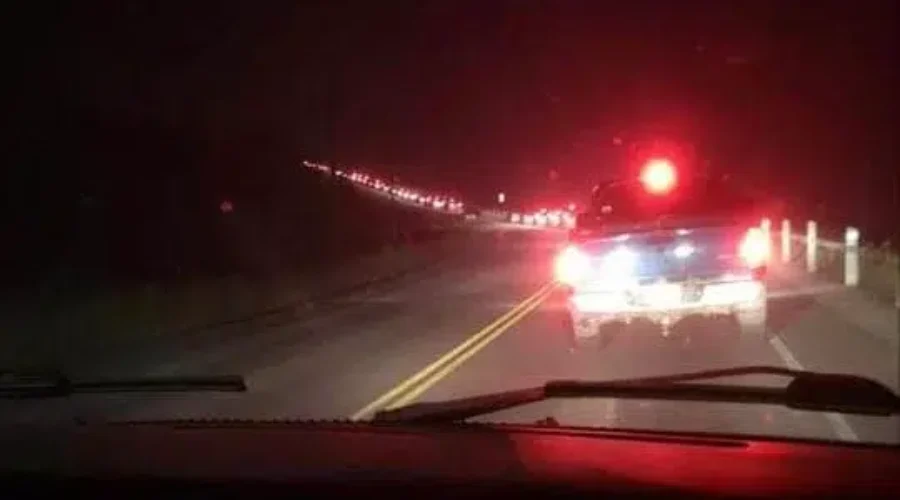 Convoy of Evacuees Fleeing Red Lake