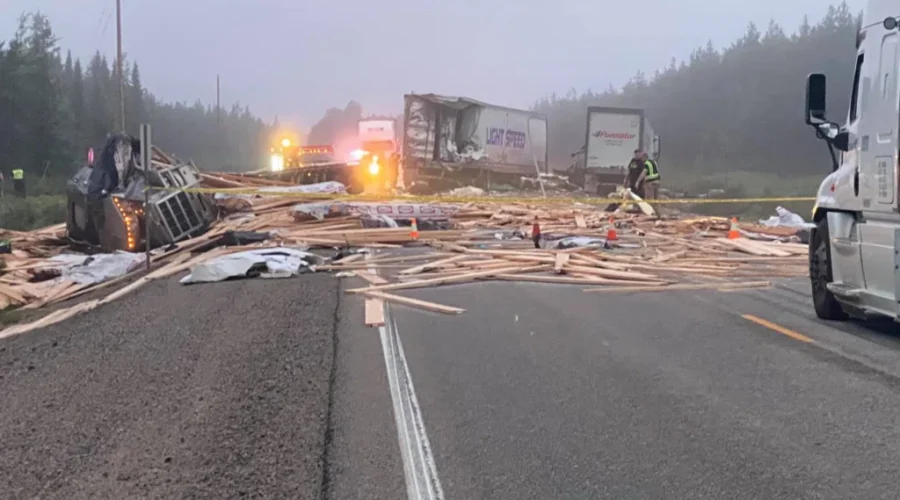 crash-1 Two People Confirmed Dead After Crash East Of Ignace