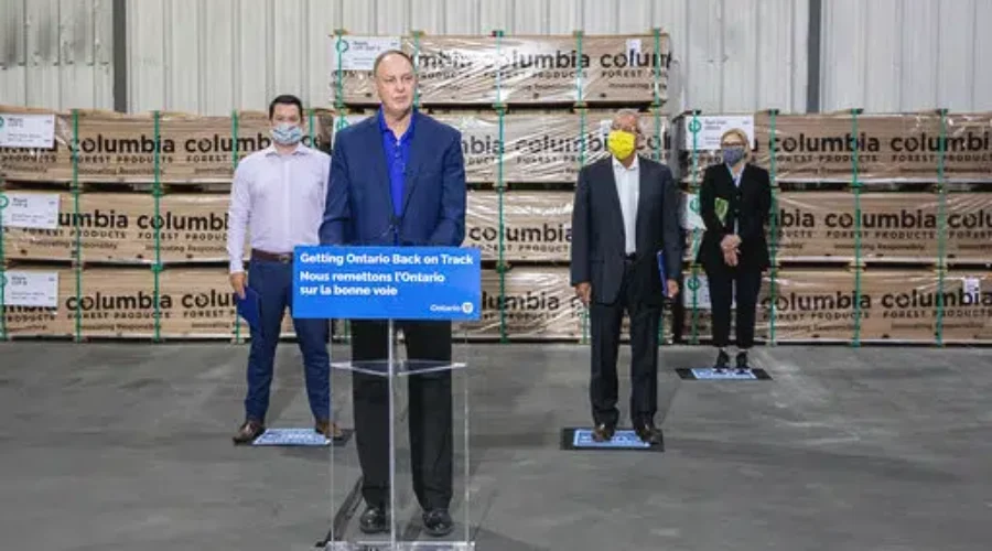 forestannounce-1 Province Out With New Forestry Strategy