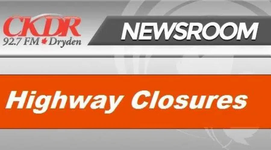 Highway 17 Closed East Of Ignace